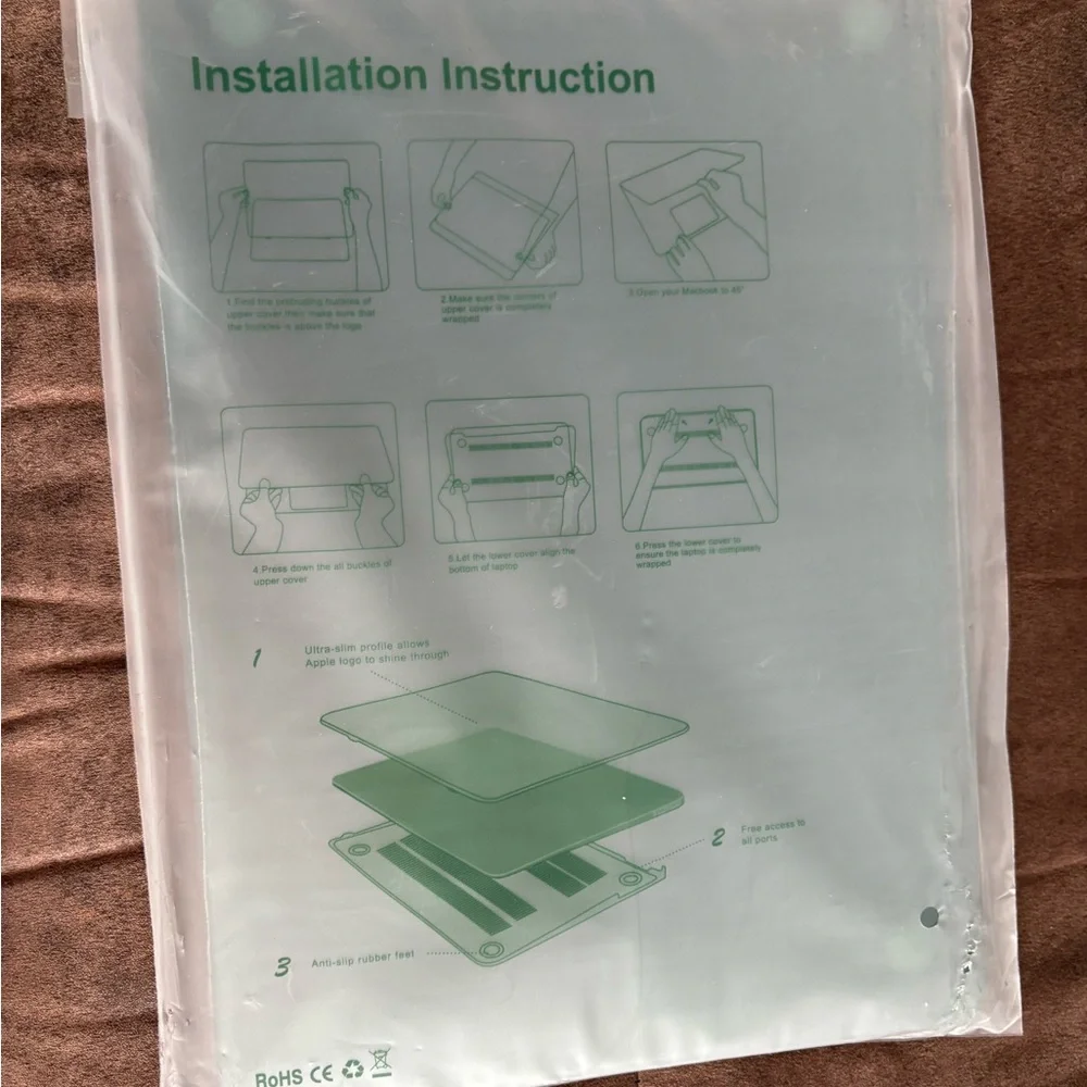 Green Hard Shell Case for MacBook